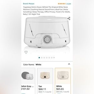 Yogasleep White Noise Machine, *NEW*